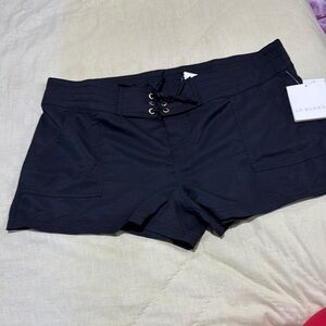 NWT La Blanca Island Goddess Ruched Side Hipster Swim Bikini Bottoms 14